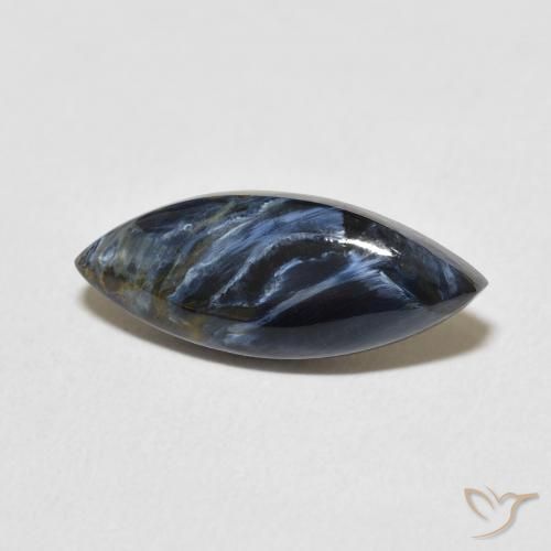 Pietersite Multicolore naturale da 3.61 ct, Taglio marquise, Opaco