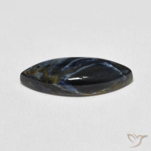Pietersite Multicolore naturale da 3.61 ct, Taglio marquise, Opaco