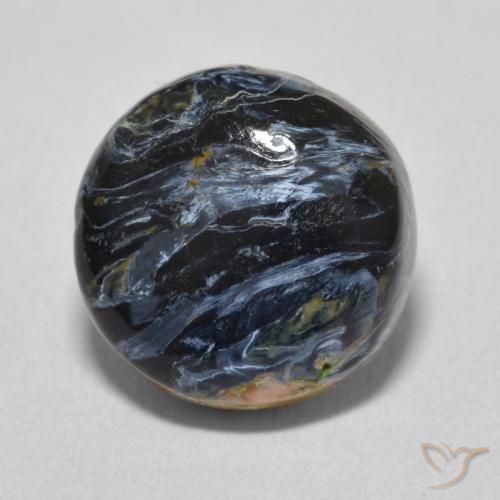 6.13ct Naturale Multicolore Pietersite, Rotondo, Opaco