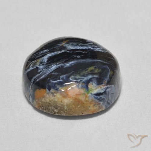 Pietersite Multicolore naturale da 6.13 ct, Rotondo, Opaco