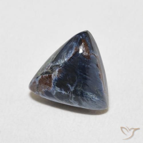 Pietersite Multicolore naturale da 1.30 ct, Taglio trillion, Opaco