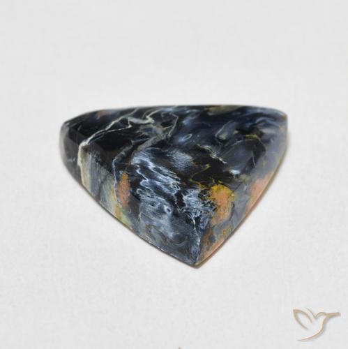 Pietersite Multicolore naturale da 4.62 ct, Taglio trillion, Opaco
