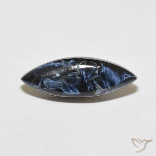 5.36ct Naturale Multicolore Pietersite, Taglio marquise, Opaco