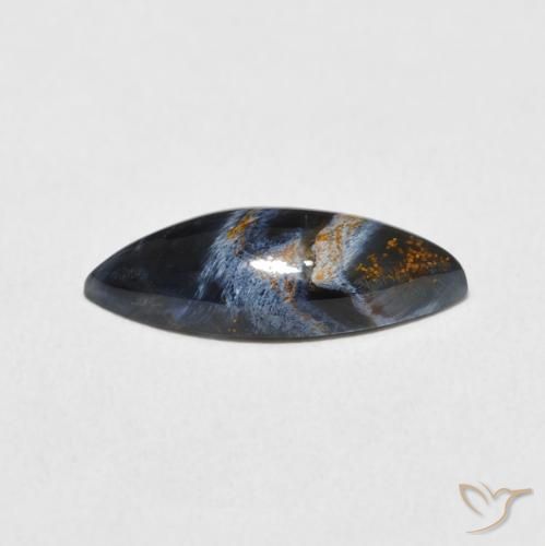 Pietersite Multicolore naturale da 2.11 ct, Taglio marquise, Opaco