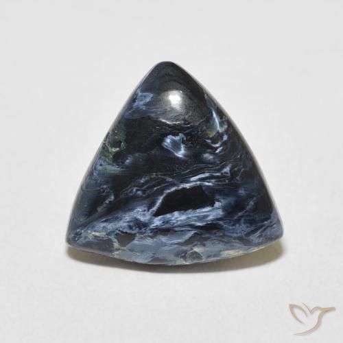 3.96ct Naturale Multicolore Pietersite, Taglio trillion, Opaco