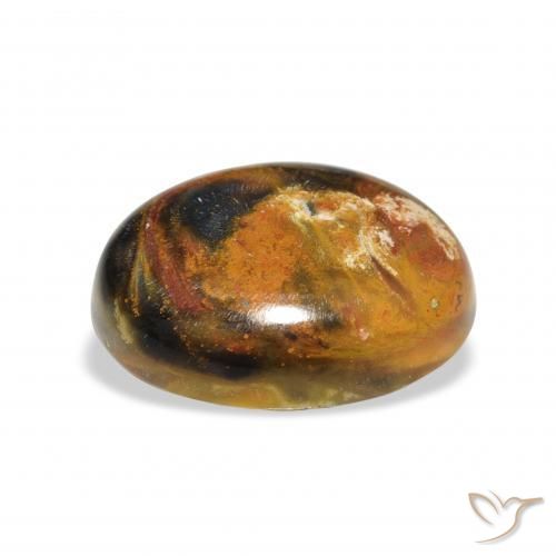 Pietersite Multicolore naturale da 10.45 ct, Ovale, Opaco