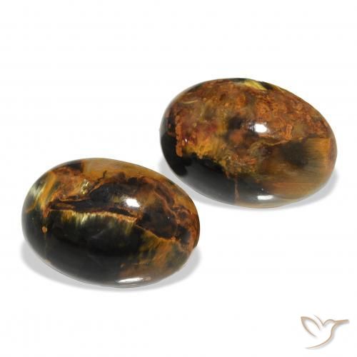 Gemme di Pietersite Multicolore naturale da 8.92 ct, Ovale, Opaco