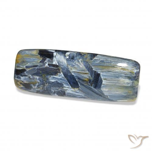 Pietersite Multicolore naturale da 23.52 ct, Taglio a baguette, Opaco