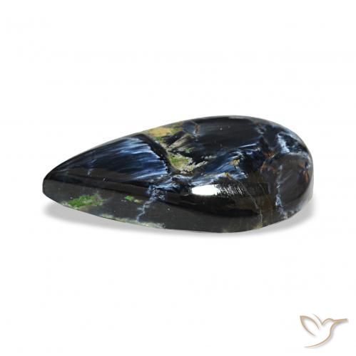 Pietersite Multicolore naturale da 9.08 ct, Forma a pera, Opaco