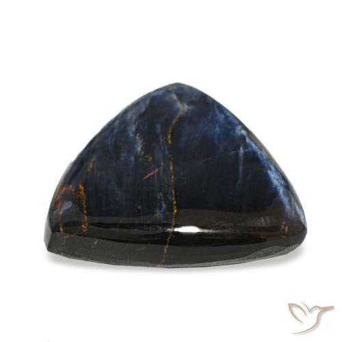 Pietersite Multicolore naturale da 10.59 ct, Taglio trillion, Opaco