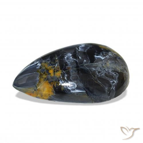 Pietersite Multicolore naturale da 7.73 ct, Forma a pera, Opaco