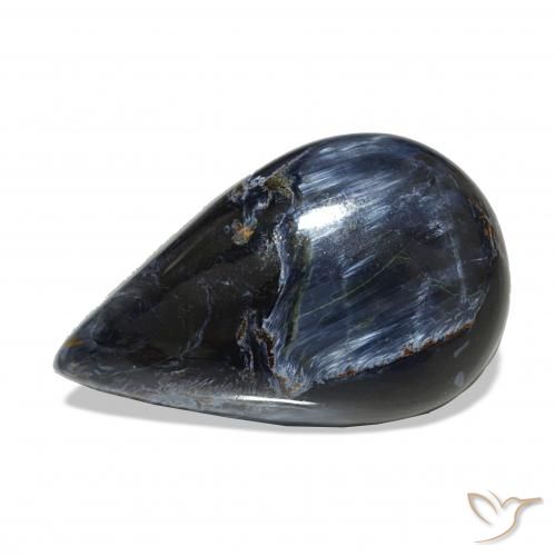 6.89ct Multicolore Pietersite, Forma a pera, Opaco