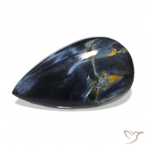 Pietersite Multicolore naturale da 7.15 ct, Forma a pera, Opaco