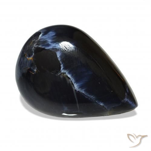 Pietersite Multicolore naturale da 6.99 ct, Forma a pera, Opaco