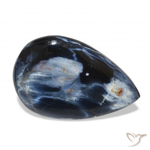 Pietersite Multicolore naturale da 12.13 ct, Forma a pera, Opaco