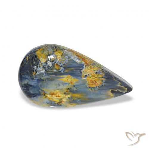 Pietersite Multicolore naturale da 2.88 ct, Forma a pera, Opaco
