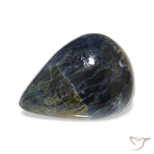 6.23ct Multicolore Pietersite, Forma a pera, Opaco