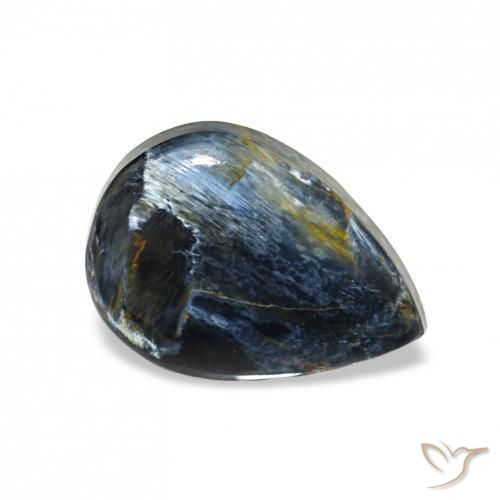 2.60ct Multicolore Pietersite, Forma a pera, Opaco