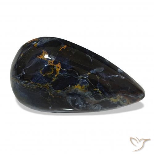 Pietersite Multicolore naturale da 9.28 ct, Forma a pera, Opaco