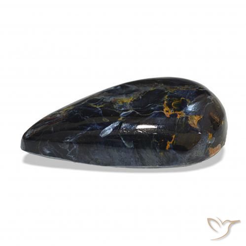 Pietersite Multicolore naturale da 9.28 ct, Forma a pera, Opaco