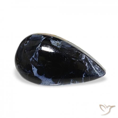 Pietersite Multicolore naturale da 7.18 ct, Forma a pera, Opaco