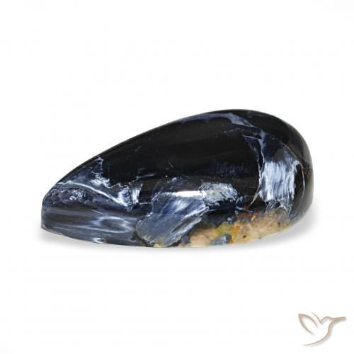 Pietersite Multicolore naturale da 7.18 ct, Forma a pera, Opaco