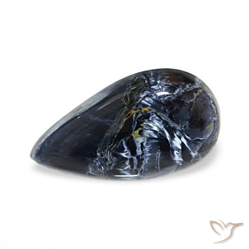 4.29ct Multicolore Pietersite, Forma a pera, Opaco