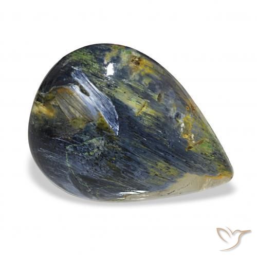 Pietersite Multicolore naturale da 10.57 ct, Forma a pera, Opaco