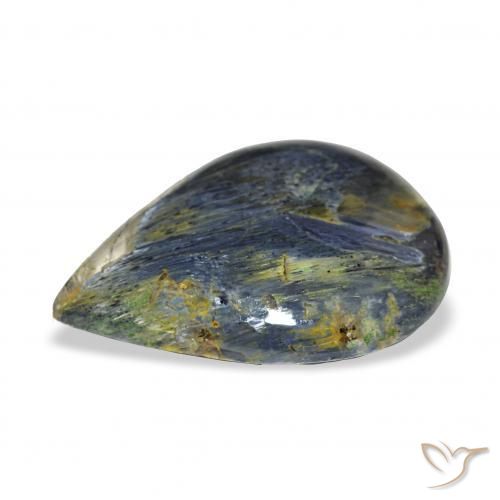 Pietersite Multicolore naturale da 10.57 ct, Forma a pera, Opaco