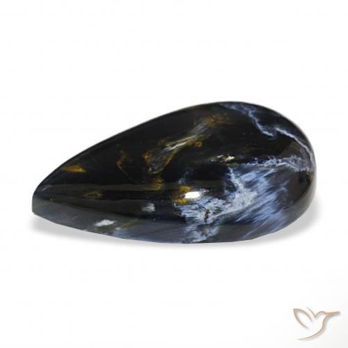 Pietersite Multicolore naturale da 12.86 ct, Forma a pera, Opaco