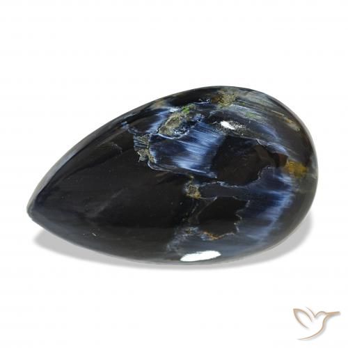 Pietersite Multicolore naturale da 13.66 ct, Forma a pera, Opaco