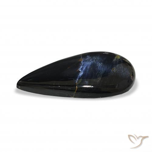 Pietersite Multicolore naturale da 10.10 ct, Forma a pera, Opaco
