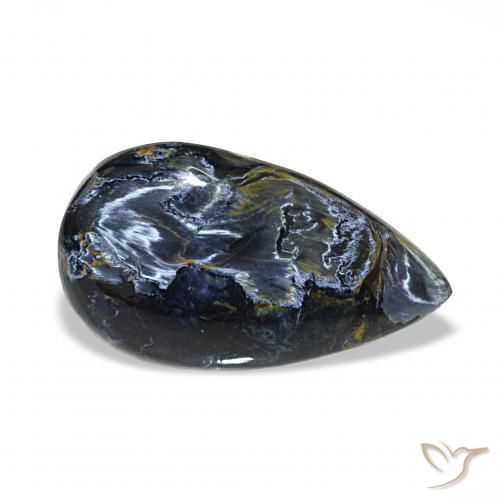 10.32ct Multicolore Pietersite, Forma a pera, Opaco