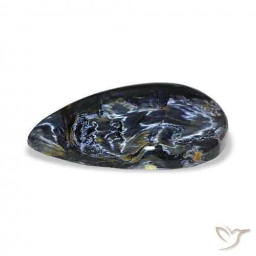 Pietersite Multicolore naturale da 10.32 ct, Forma a pera, Opaco