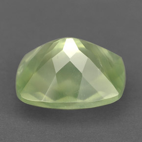 Prehnite naturale verde da 5,33 ct, trasparente, trasparente/traslucido
