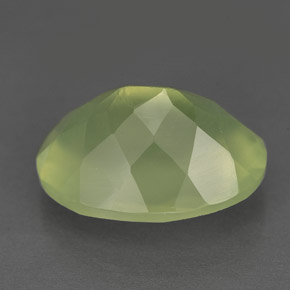 Prehnite naturale verde da 9,74 ct, trasparente, trasparente/traslucido