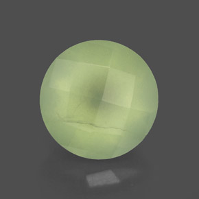 Prehnite naturale verde da 1,94 ct, trasparente, trasparente/traslucido