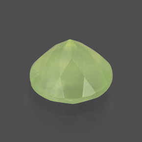 Prehnite naturale verde da 1,94 ct, trasparente, trasparente/traslucido