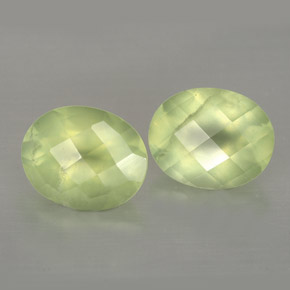 Prehnite naturale verde da  ct, trasparente, trasparente/traslucido