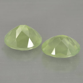 Prehnite naturale verde da  ct, trasparente, trasparente/traslucido
