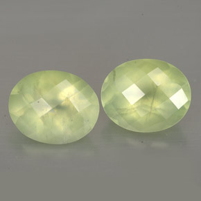 Prehnite naturale verde da  ct, trasparente, trasparente/traslucido