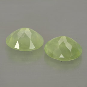 Prehnite naturale verde da  ct, trasparente, trasparente/traslucido