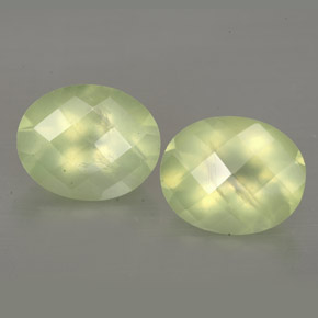 Prehnite naturale verde da  ct, trasparente, trasparente/traslucido