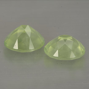 Prehnite naturale verde da  ct, trasparente, trasparente/traslucido