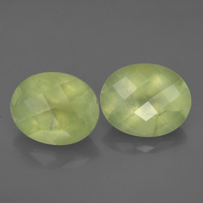 Prehnite naturale verde da  ct, trasparente, trasparente/traslucido