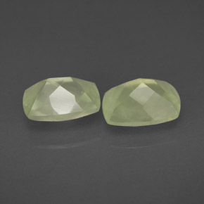Prehnite naturale verde da  ct, trasparente, trasparente/traslucido