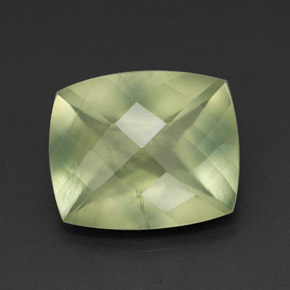 Prehnite naturale verde da 4,73 ct, trasparente, trasparente/traslucido