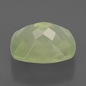 Prehnite naturale verde da 5,16 ct, trasparente, trasparente/traslucido