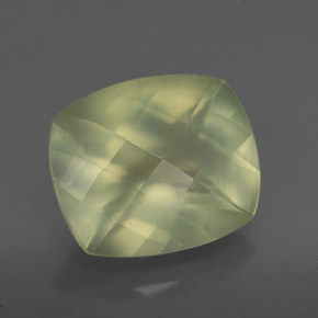 Prehnite naturale verde da 5,04 ct, trasparente, trasparente/traslucido