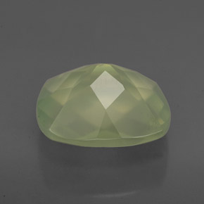 Prehnite naturale verde da 5,04 ct, trasparente, trasparente/traslucido